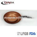 2Pcs duramente anodizam grupos de alumínio da frigideira com o revestimento da não aderência